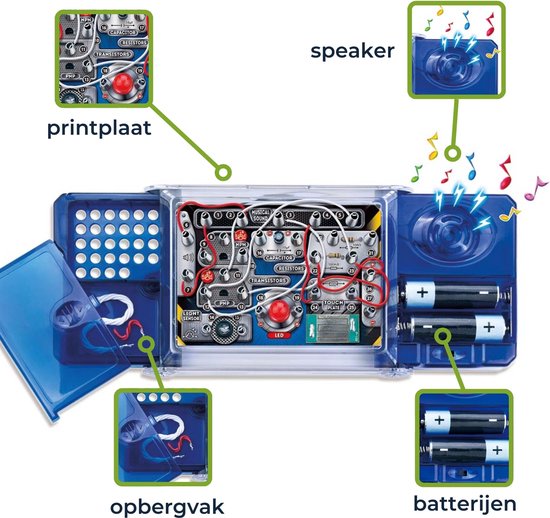 Velleman Elektronische projecten kit - 8 experimenten - LED & muziek