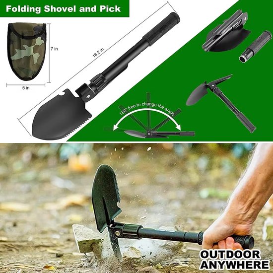 Garpex® Noodpakket - Survival Kit - Compleet Overlevingspakket - Survivalset - Camping Kit - Outdoor Kit - EHBO kit