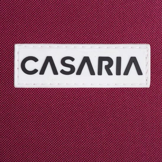 Casaria Ligstoel Ibiza – met Zonnedak - 190x59x29 cm – Rood