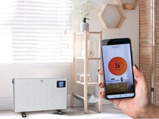 Perel Smart Convectorkachel, voor binnen, drie warmtestanden, 2000 W