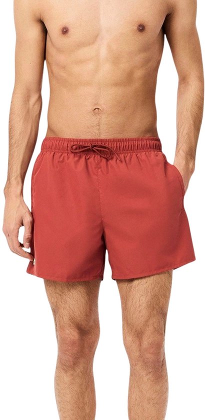 Lacoste Zwemshort Heren Zwembroek Bruin - Maat M