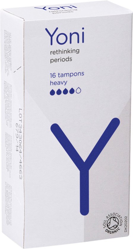 Yoni Biologisch Katoenen Tampons Heavy 16 stuks