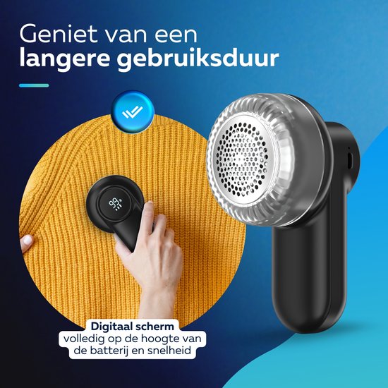 Beepro® Elektrische Pluizenverwijderaar - Ontpluizer - Ontpiller - Pluizentondeuse - Draadloos en Oplaadbaar
