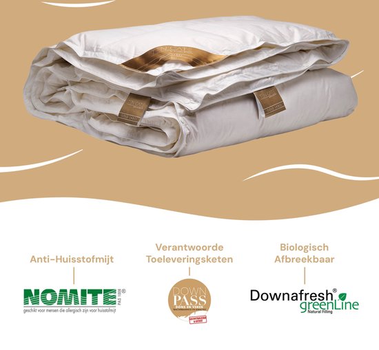 Ten Cate Dekbed - Dekbed 140 x 200 - Donzen Dekbed 140x200 - 90% Ganzendons