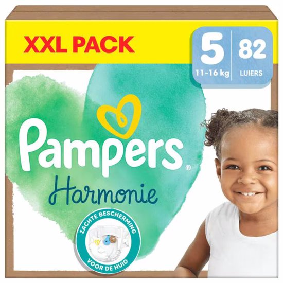 Pampers Harmonie luiers - Maat 5 (13+ KG) - 82 luiers