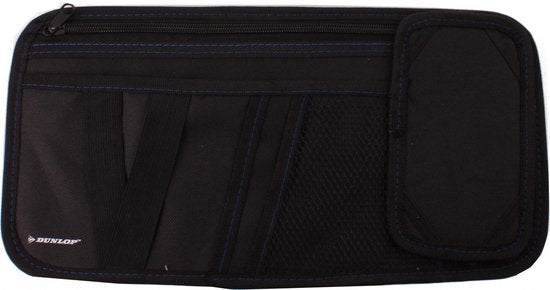 Dunlop Organiser zwart voor zonneklep (18cmx36cm)