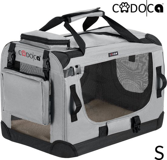 Cadoca Honden & Katten Reisbench S - 51x35x36cm - Grijs