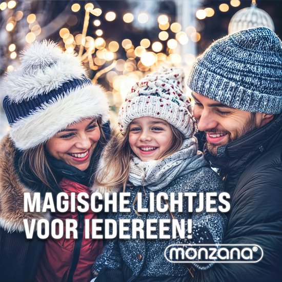 Lichtsnoer 200 LED - 10 m (5m lichtsnoer + 5m aanloop) - Lichtjes Warm Wit