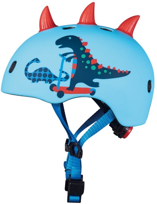 Micro - Helm - Scootersaurus (m) (ac2095bx) /speelgoed om op te rijden /blauw/m