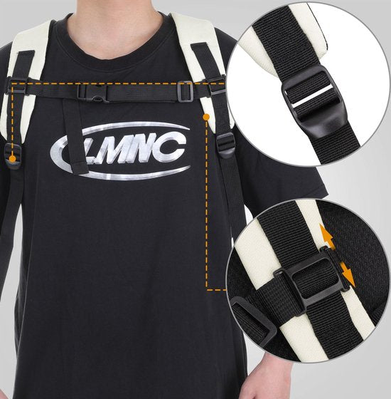 Cadoca Hondenrugzak tot 12kg - 31x30 x41cm Verstelbaar - Beige