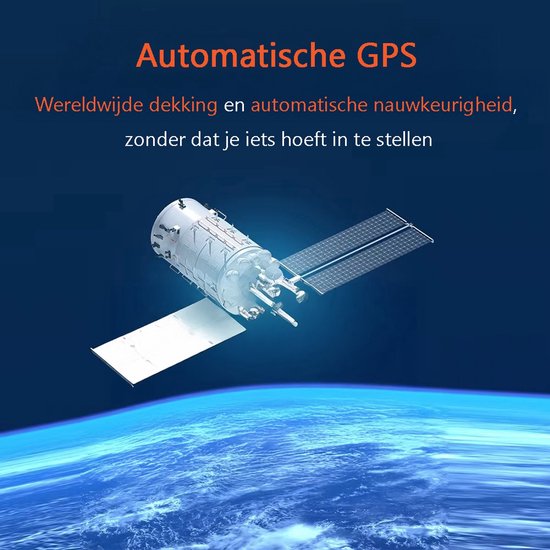 Tech Essentials Automatische - GPS Snelheidsmeter Auto HUD - USB-C - Wit - Head Up Displays - Plug en Play