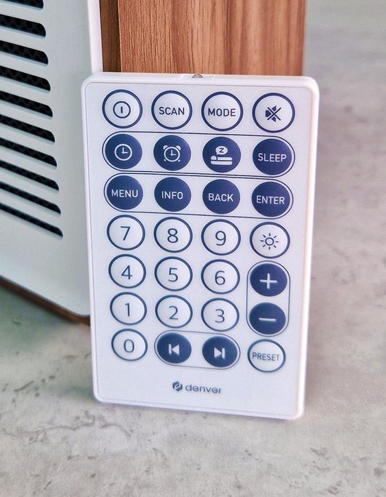 Denver Retro Radio - DAB+ - FM - Bluetooth - Wekker functie - Moederdag