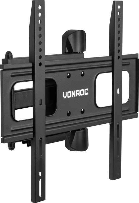 VONROC TV beugel – Draai- en kantelbaar voor 32 t/m 75 Inch – Universeel tot 50 kg. – Incl. montagemateriaal