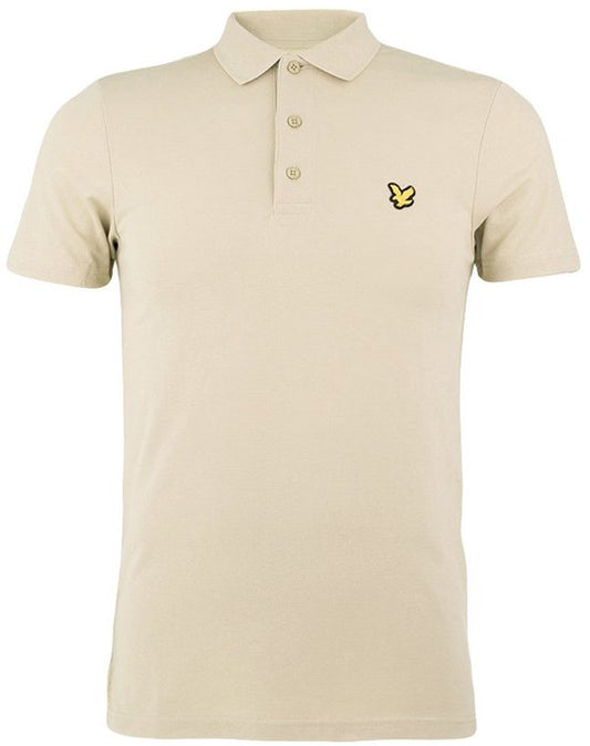 Lyle and Scott Sport SS Polo Heren Beige 2XL