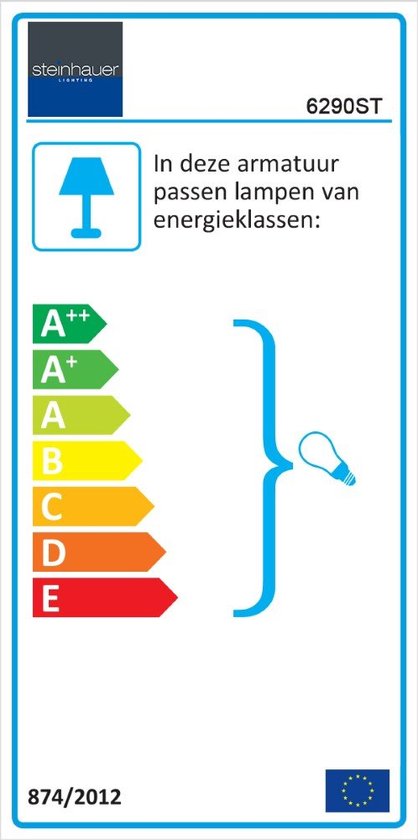 Wandlamp Steinhauer Spring - Staal