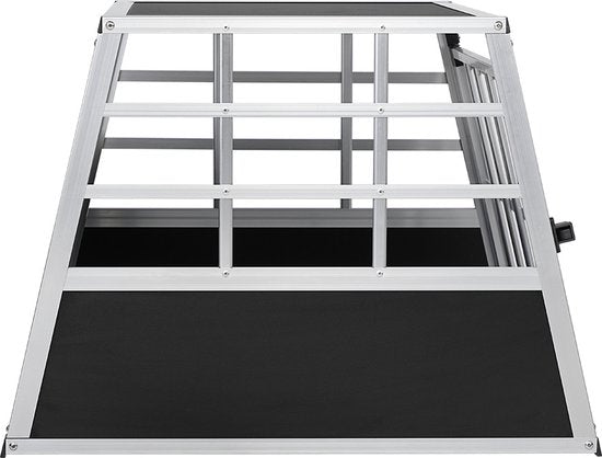 Cadoca Honden Transportbox M – Aluminium – 70x54x51cm Afsluitbaar
