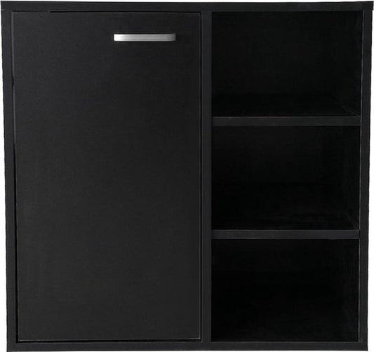 Wastafel onderkast - badkamermeubel - zwart