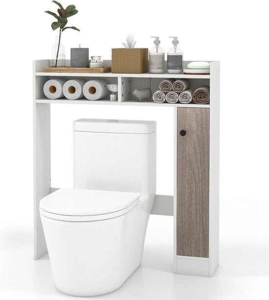 Coast Toiletkast ombouw - 88 x 18 x 100 cm - Wit