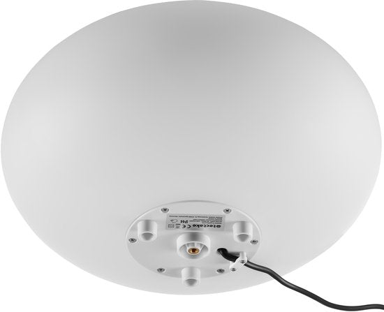 tectake® LED Tuinlamp - Tuinverlichting met Afstandsbediening - 12W LED - 16 Kleuren - Ø35 x 28,5 cm - Weerbestendige Feestversiering - Tuindecoratie - Buitenlamp met Lichtbron - Lichtbol - Lichtbollen voor Buiten - Bol Lamp - Tuinbol