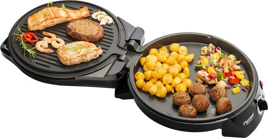 Bestron Pizzaoven - APZ400Z - Maximaal 230°C - Ø27 cm - Zwart - Ook te gebruiken als tafelgrill - 5 jaar garantie