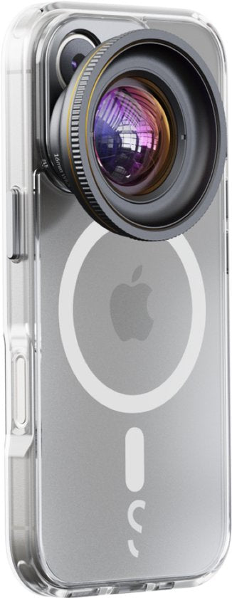 iPhone 16 Pro Camera Case doorzichtig - Snelle Lensbevestiging - Kristalhelder Design - MagSafe Compatibel - 2M Valbescherming - Duurzaam Gerecycled Materiaal - Draadloos Opladen