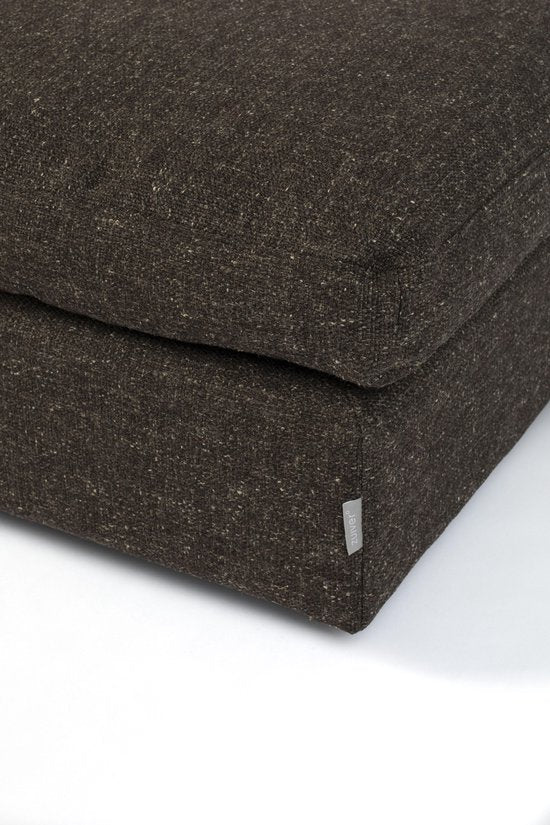 Zuiver Sense Hocker Espresso - Poef - 92x47x92 cm - Bruin