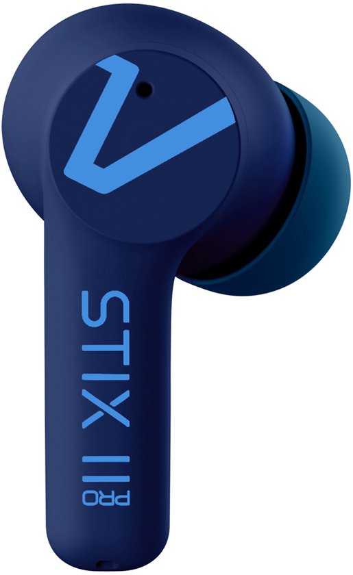 Veho STIX II Pro True Wireless Hoofdtelefoons Draadloos In-ear Gesprekken/Muziek/Sport/Elke dag Bluetooth Blauw