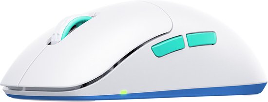 Cherry Xtrfy M8 Wireless Gamingmuis – Wit – 55 gram – Draadloos met 1 ms Reactietijd