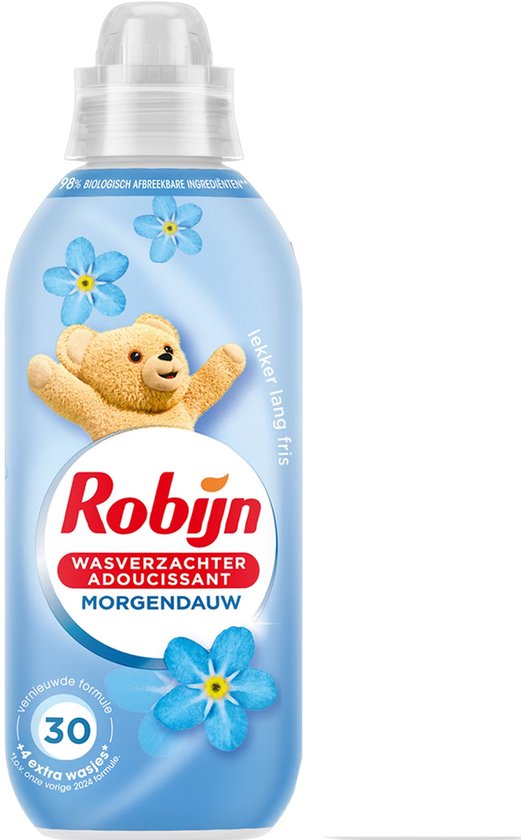 Robijn Wasverzachter - 604 ml - 30 wasbeurten - Morgendauw