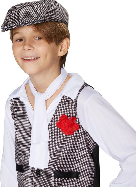 Dressforfun Jongenskostuum swinging charlston 116 (5-6y) - verkleedkleding kostuum halloween verkleden feestkleding carnavalskleding carnaval feestkledij partykleding - 301572