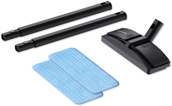 Techweise - Dweilset voor TS Compact Handstoomreiniger - 2 Verlengpalen - 1 Vloermop - 2 Dweildoeken