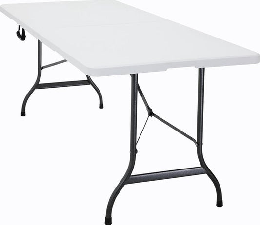 Casaria Tuintafel Opvouwbaar – met Draaggreep 220x70 cm – Wit