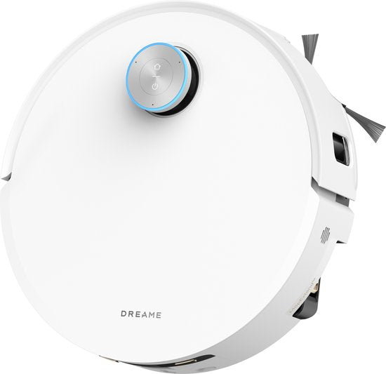 Dreame Aqua 10 Ultra Track Complete - Krachtige 2-in-1 Robotstofzuiger met Zelfreinigende Dweil - Obstakeldetectie en Automatisch Leegstation - 25.000 Pa Zuigkracht – Overwint Drempels tot 6 cm