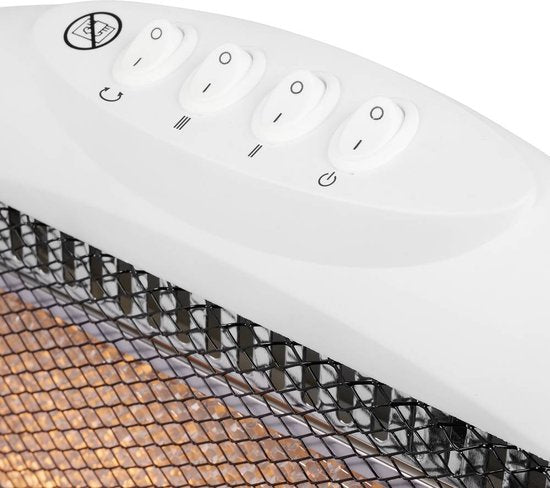Tristar Straalkachel KA-5129 - Campingkachel - Halogeenverwarming - Warmtebereik 15 m² - 400W, 800W en 1200W