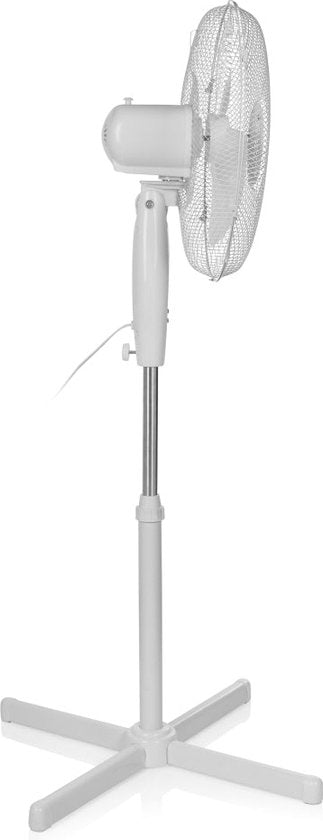 Statiefventilator 40 cm – Met Afstandsbediening & Timer – 3 Snelheden – In Hoogte Verstelbaar – Tristar VE-5898 – Wit