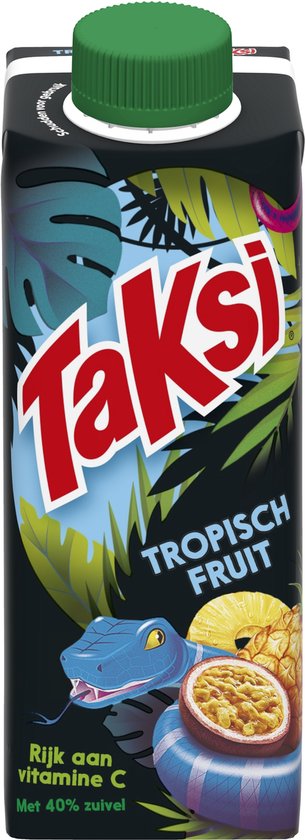 Taksi Tropisch Fruit - smaakexplosie met zuivel en vitamine C - 12x 300ml