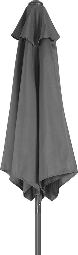 Kingsleeve Parasol 200 cm - Zwengel & Kantelmechanisme - Antraciet
