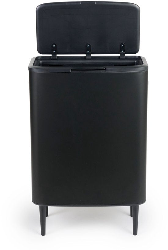 Umuzi Cleaning Prullenbak - 60L - Soft Close - 54x 33x80 - Mat Zwart