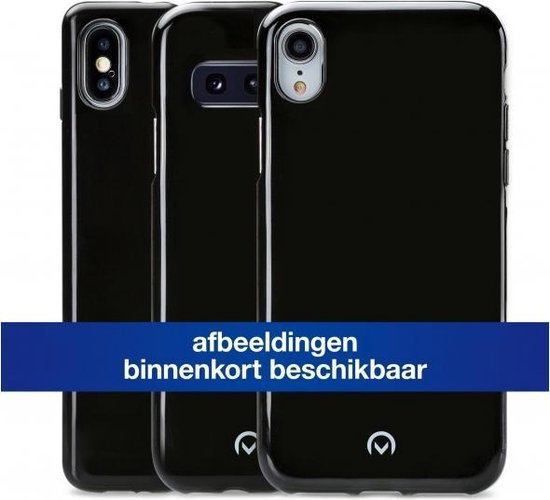 Mobilize Rubber Gelly Telefoonhoesje geschikt voor Samsung Galaxy A41 Hoesje Flexibel TPU Backcover - Matt Black