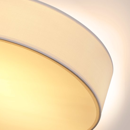 Monzana Plafondlamp 40W Rond - 38cm / Fitting E27 - Wit