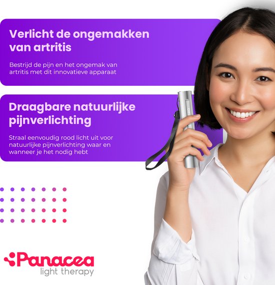 ReviveTorch Pijnverlichting Rood Licht Therapie Infrarood Lamp - Pijnverlichting - Draagbaar - Spier en Gewrichtspijn - Lichaam en Gezicht