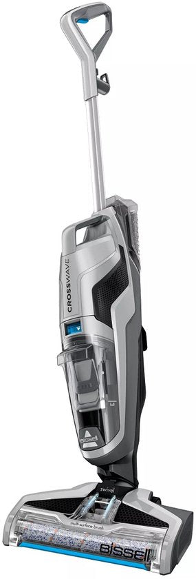 BISSELL Crosswave C3 Select Steelstofzuiger met Dweilfunctie - Vloerreiniger met Snoer - 3 in 1 Stofzuiger, Dweil & Drogen - Multi Surface Vacuum Cleaner - Reinigingsmachine voor Tapijt, Tegels & Houten Vloeren - Krachtige 560W Motor - 3551N