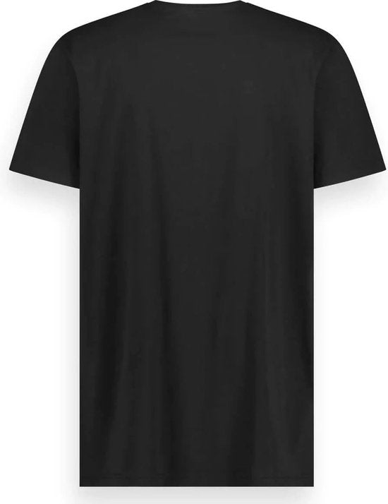 LEBASQ - Miles' T-shirt voor heren - 3 pack - met Crew Neck - Extra lang - Geschikt als Ondershirt - Zwart - M - Katoen