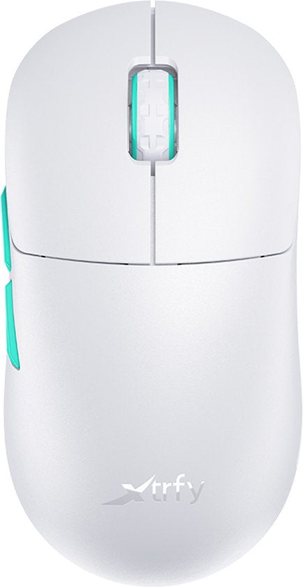 Cherry Xtrfy M8 Wireless Gamingmuis – Wit – 55 gram – Draadloos met 1 ms Reactietijd