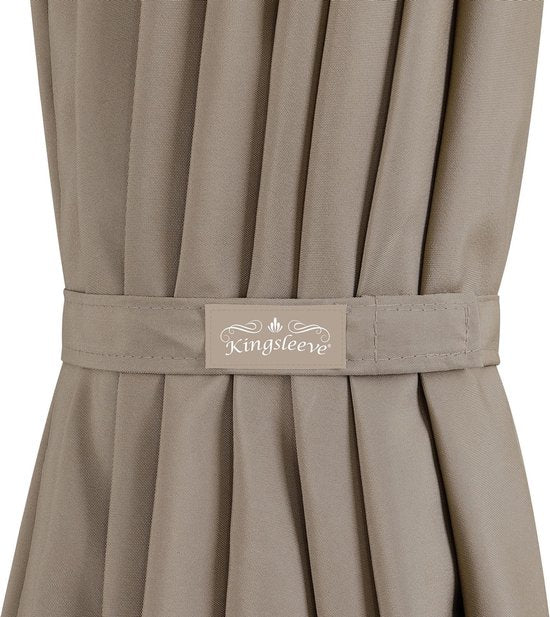 Kingsleeve Parasol - met Draaimechanisme - Taupe Ø 330cm