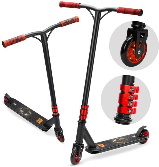 BOLDCUBE Deluxe Stuntstep - Zwart