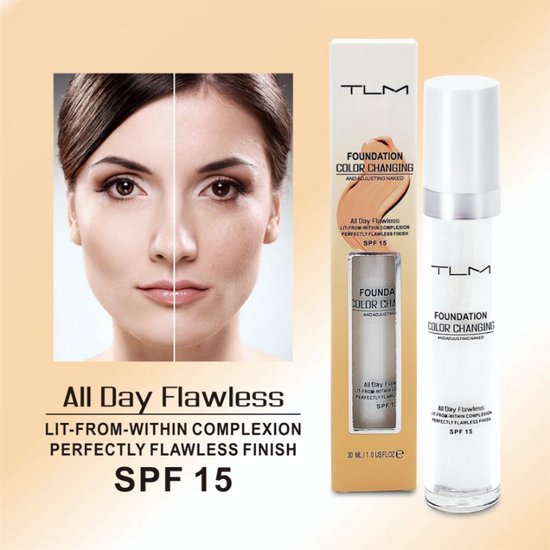 TLM Foundation® Kleurveranderende Foundation - Color Changing Foundation® 2025