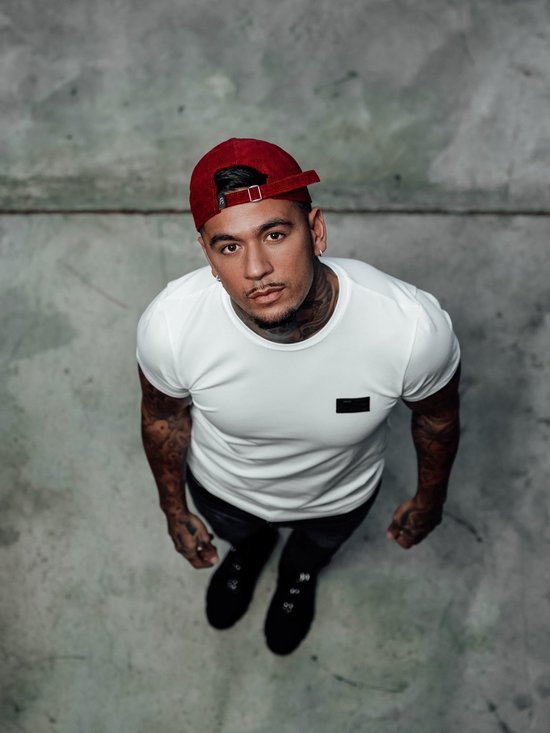AB Lifestyle - T-Shirt - Platinum Tee | Bright White - Heren - Maat: XS