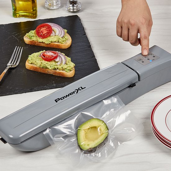 Duo NutriSealer Vakuumbehälter 2er-Set - Frischehaltung voor Lebensmitteln met vacuümtechniek, magnetron- en vriezerbestendig, lekvrij met datuminstelling