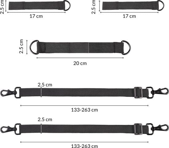 Kingsleeve Zweefparasol Windveiligheidsset - Variabel Aanpasbaar